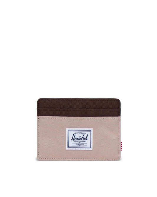 Herschel Charlie Cardholder Wallet - Light Taupe/Chicory Coffee