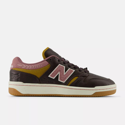 New Balance Numeric 480 x Jeremy Fish 330 - Brown with Pink