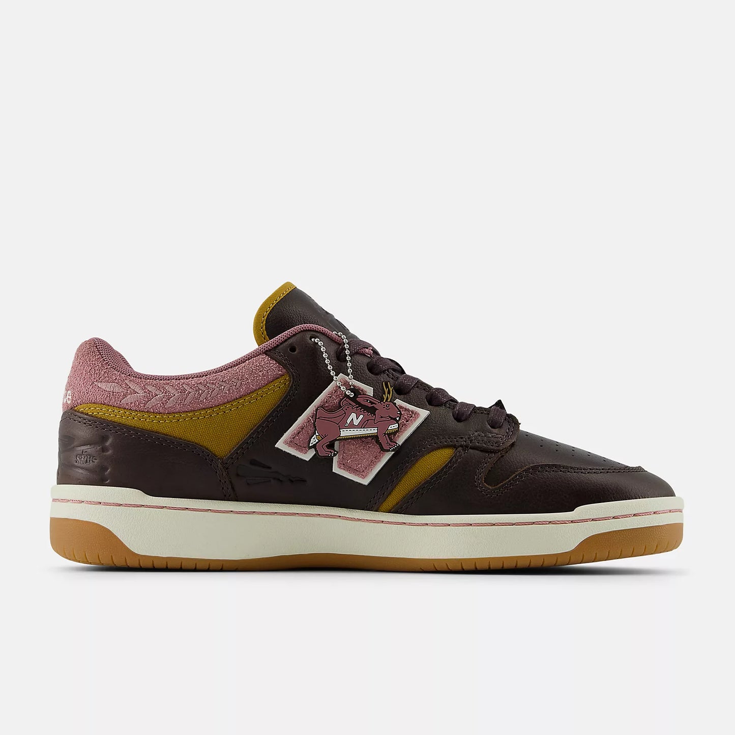 New Balance Numeric 480 x Jeremy Fish 330 - Brown with Pink