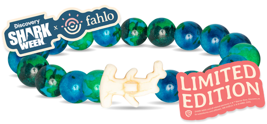 Limited Edition Shark Week Fahlo Animal Tracking The Voyage Bracelet - Hammerhead