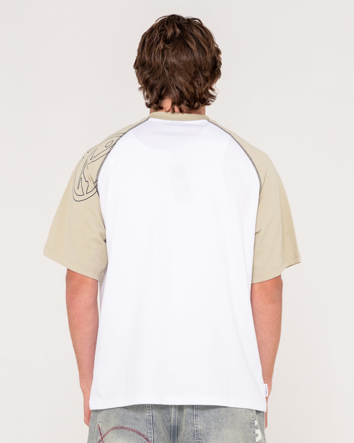 Rusty Incognito Short Sleeve S/S Tee - White