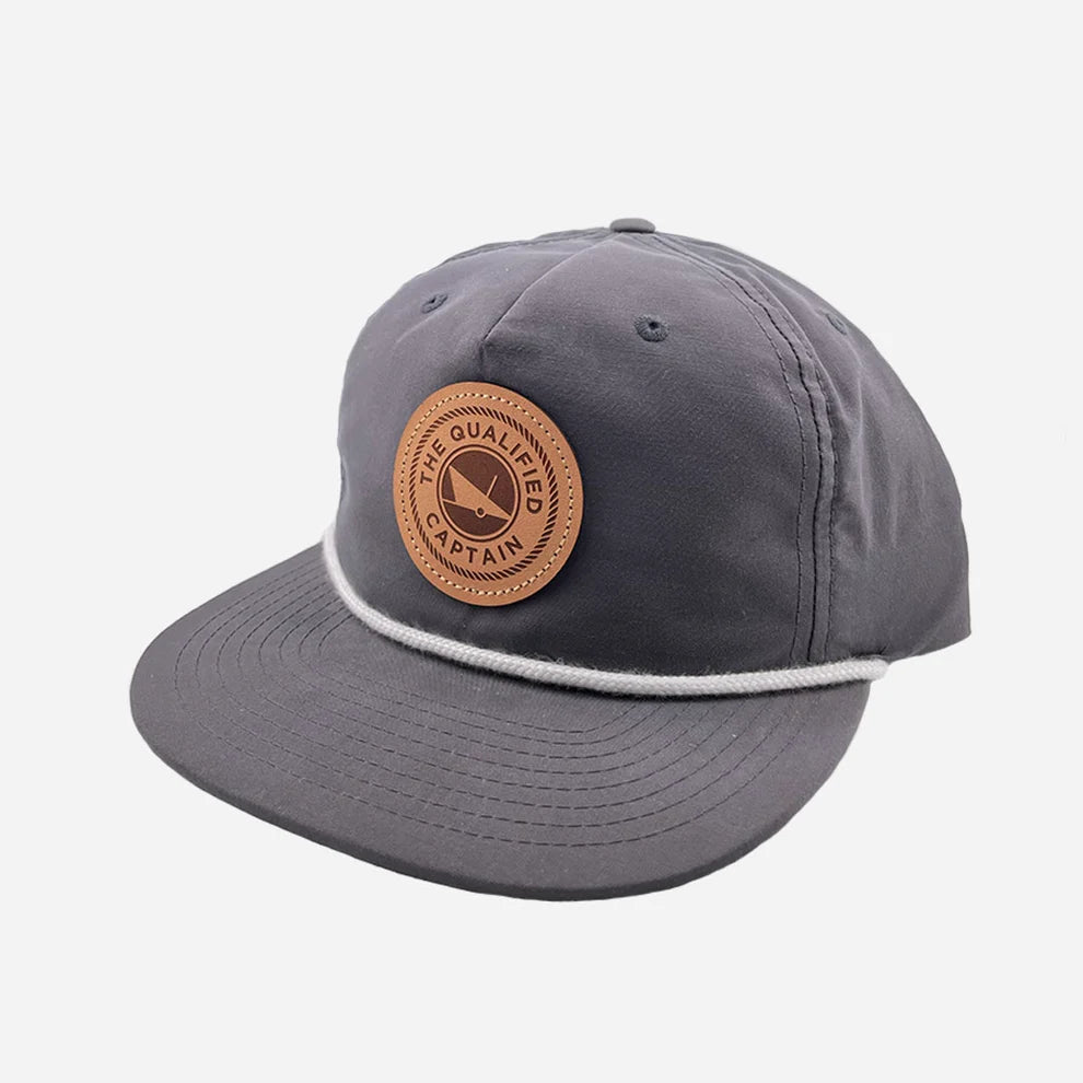 TQC Qualified Trucker - Charcoal / White Grandpa
