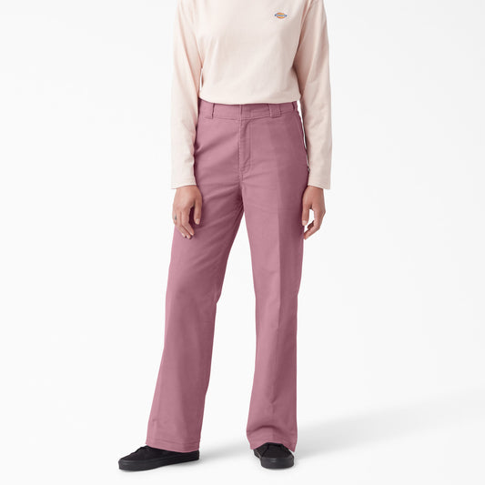 Dickies Women's Halleyville Corduroy Pant - Foxglove Pink