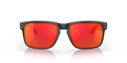 Holbrook Matte Black Camo w/ Prizm Ruby