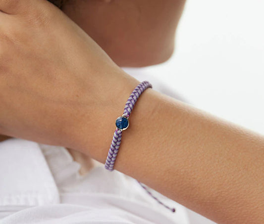 4ocean Ocean Drop Bracelet - Purple Multi
