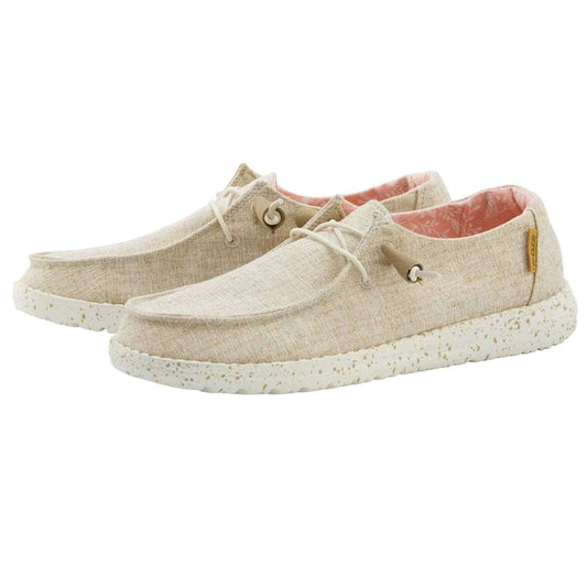Hey Dude Wendy Chambray - White Nut