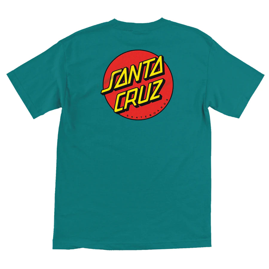 Santa Cruz Classic Dot Tee - Teal