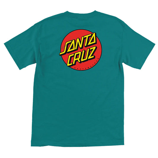 Santa Cruz Classic Dot Tee - Teal