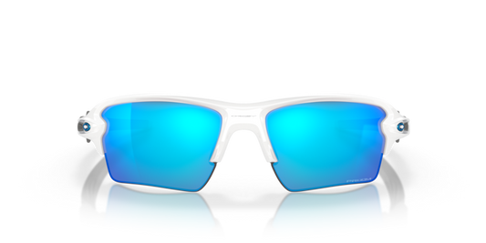 Flak 2.0 XL Polished White w/ Prizm Sapphire