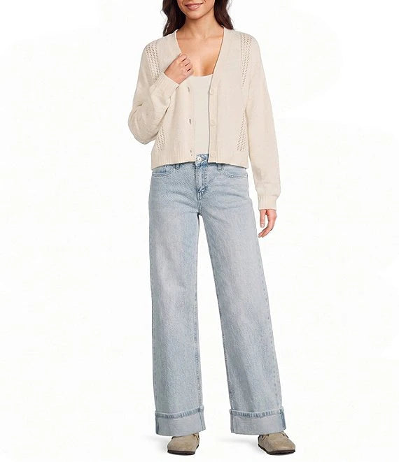 Coastline Longsleeve Cardigan - Cream