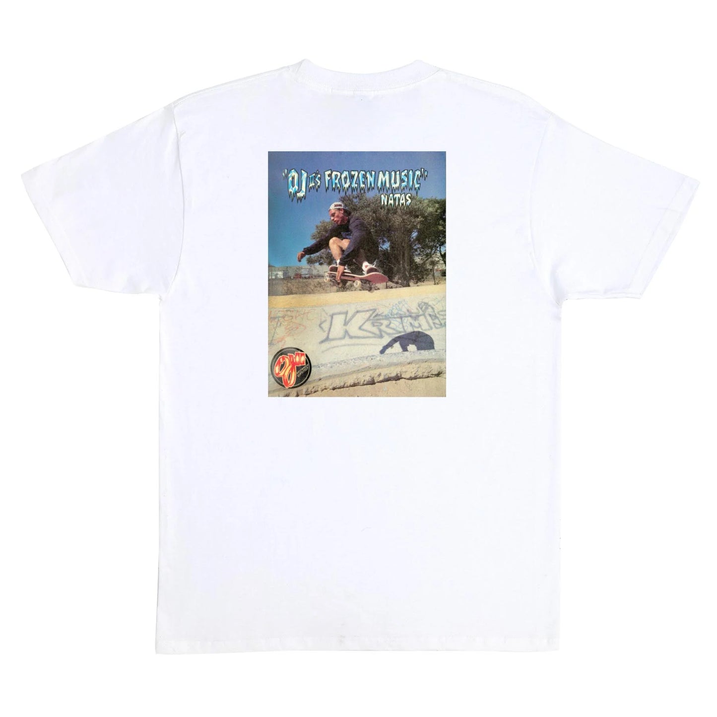 OJ Frozen Music Heavyweight Tee - White