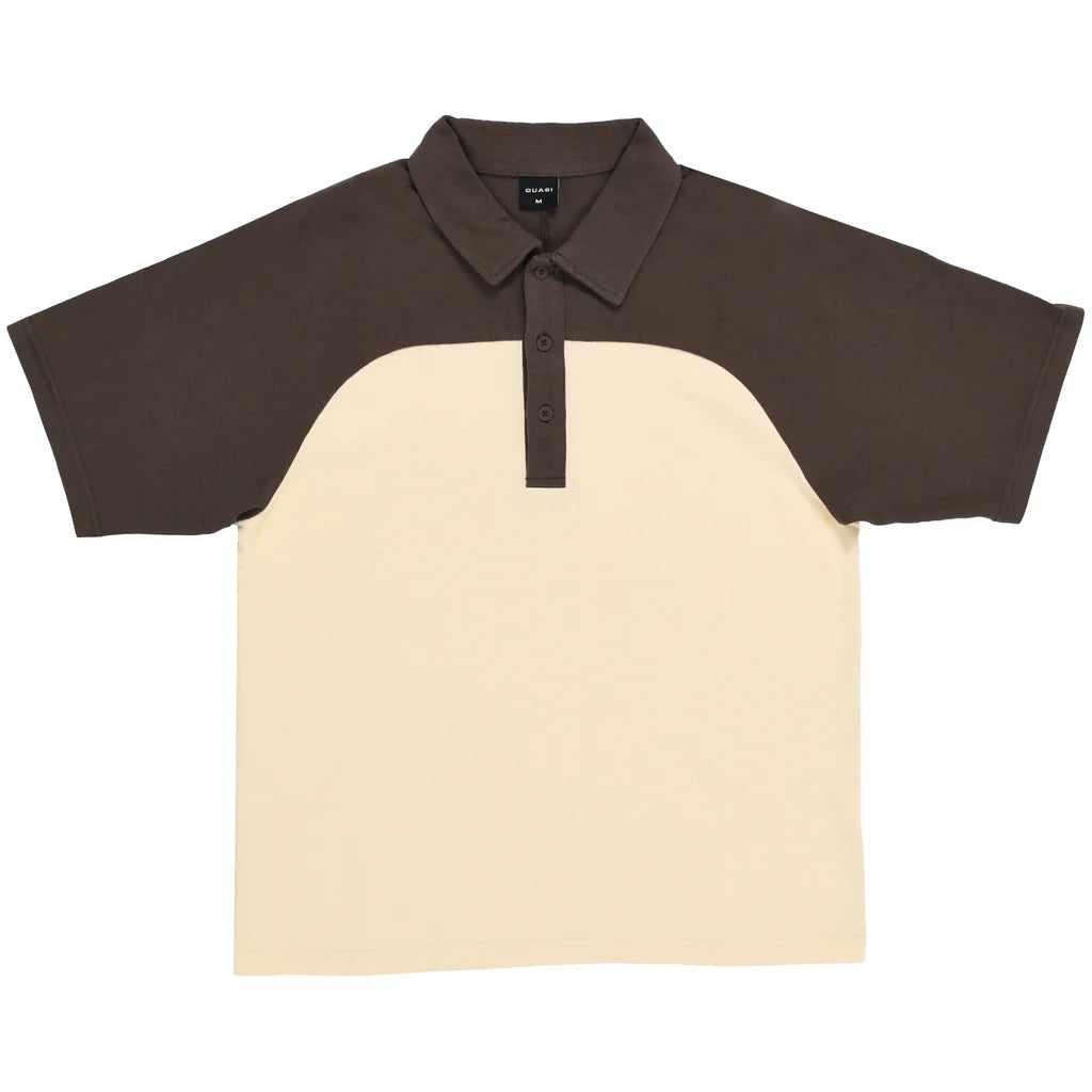 Quasi Leslie Raglan Polo - Earth