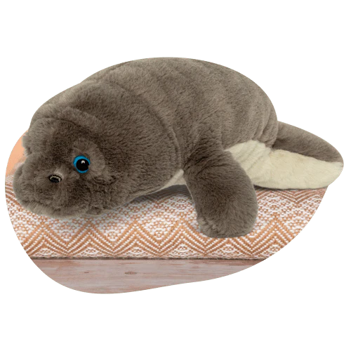 Fahlo Animal Tracking The Odyssey Plush - Manatee