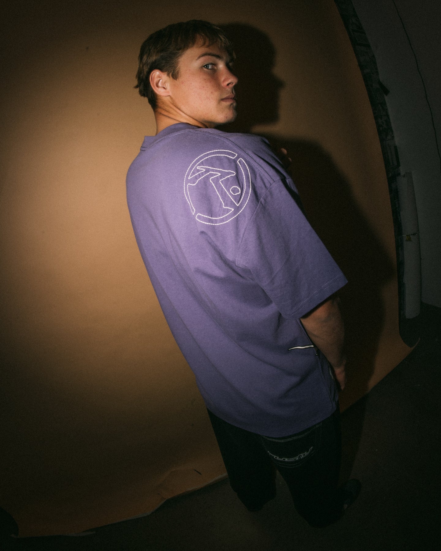 Rusty Spraya Short Sleeve Tee - Purple Ash