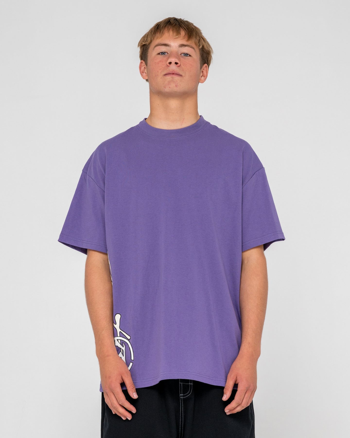 Rusty Spraya Short Sleeve Tee - Purple Ash