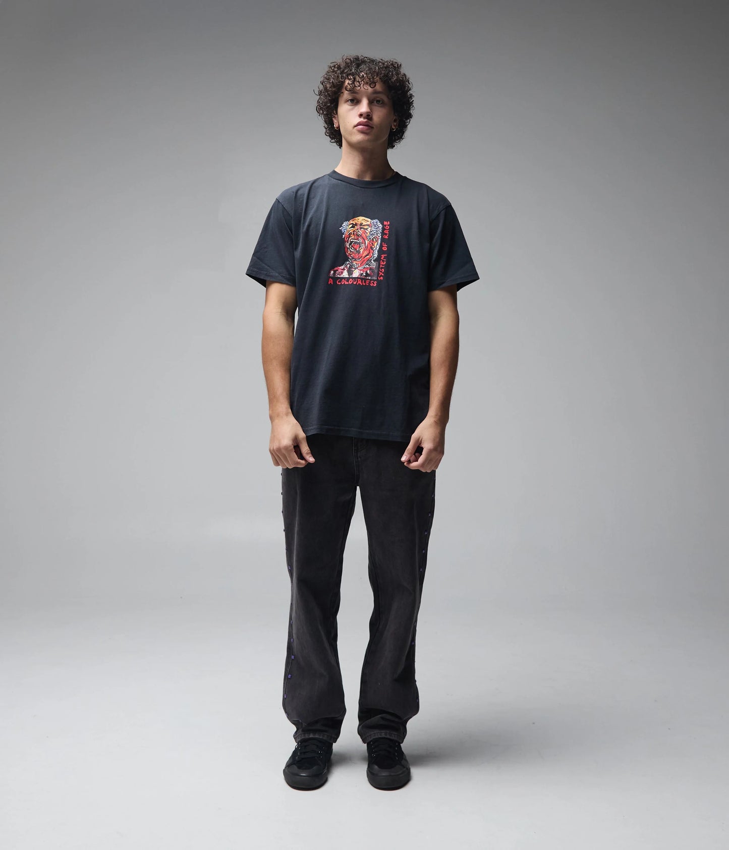 Former x Rage Colourless Clown Tee - Black