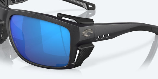 King Tide 8 Black Pearl Sunglasses - Blue Mirror 580G