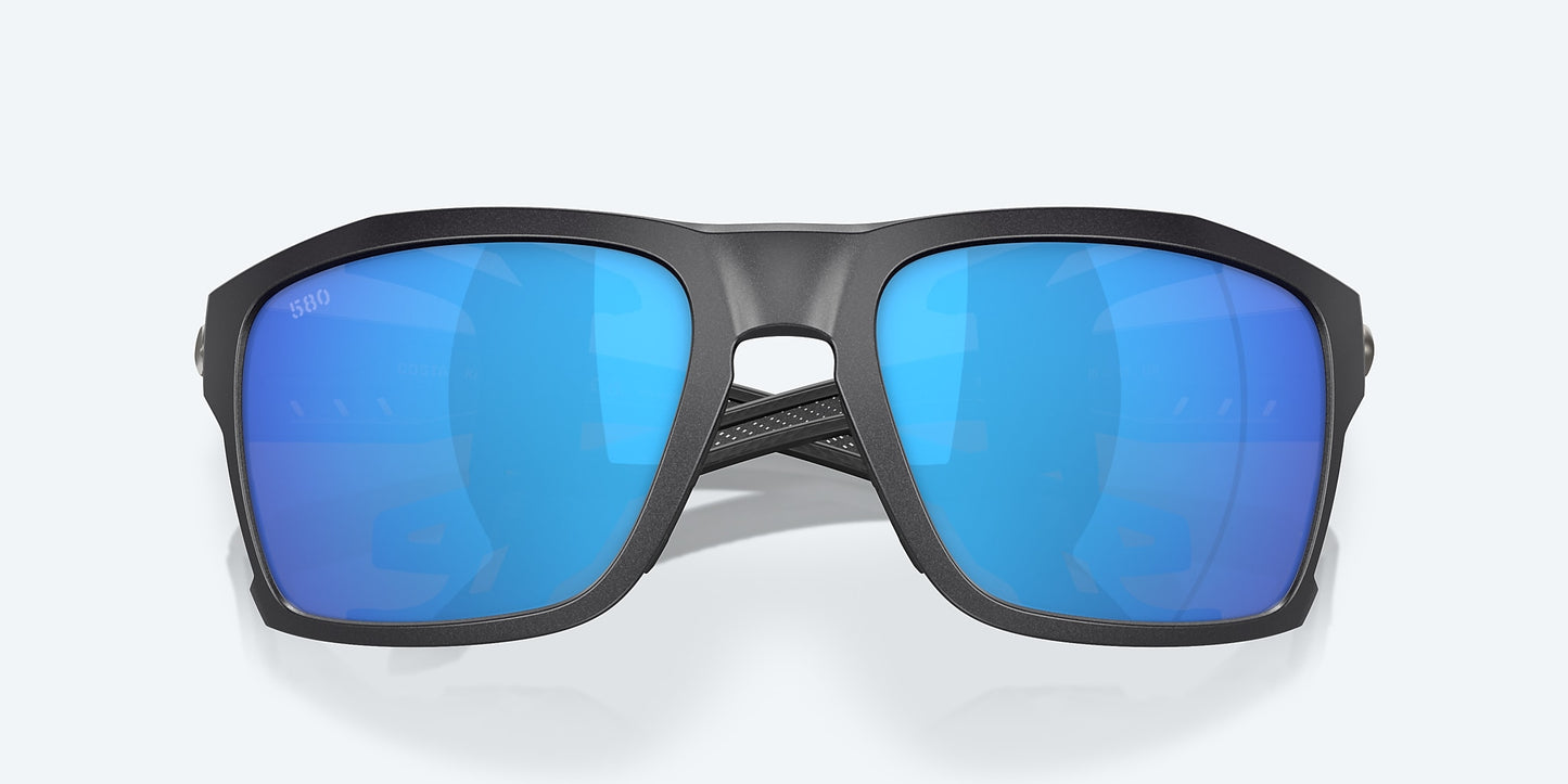 King Tide 8 Black Pearl Sunglasses - Blue Mirror 580G