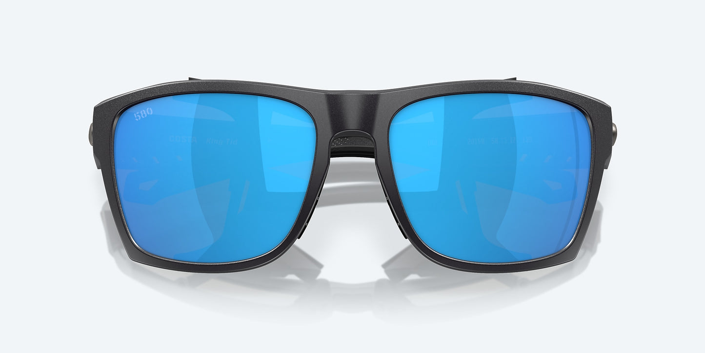 King Tide 6 Black Pearl Sunglasses - Blue Mirror 580G