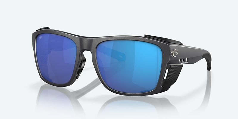 King Tide 6 Black Pearl Sunglasses - Blue Mirror 580G