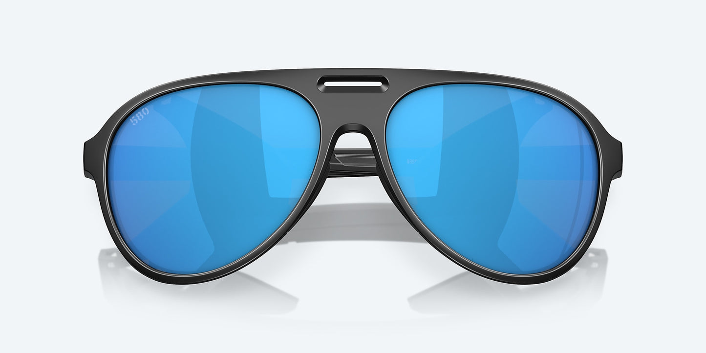 Grand Catalina Matte Black w/ Blue Mirror 580G