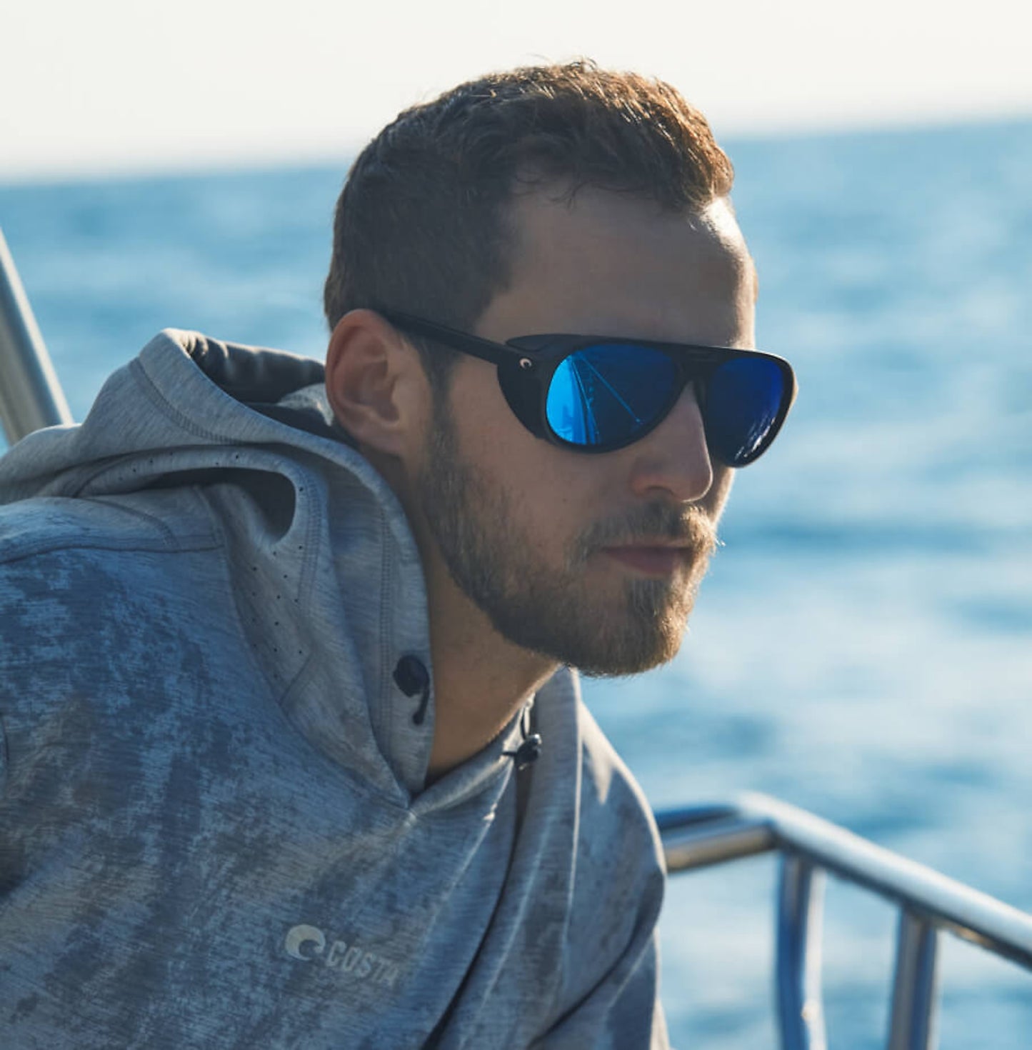 Grand Catalina Matte Black w/ Blue Mirror 580G