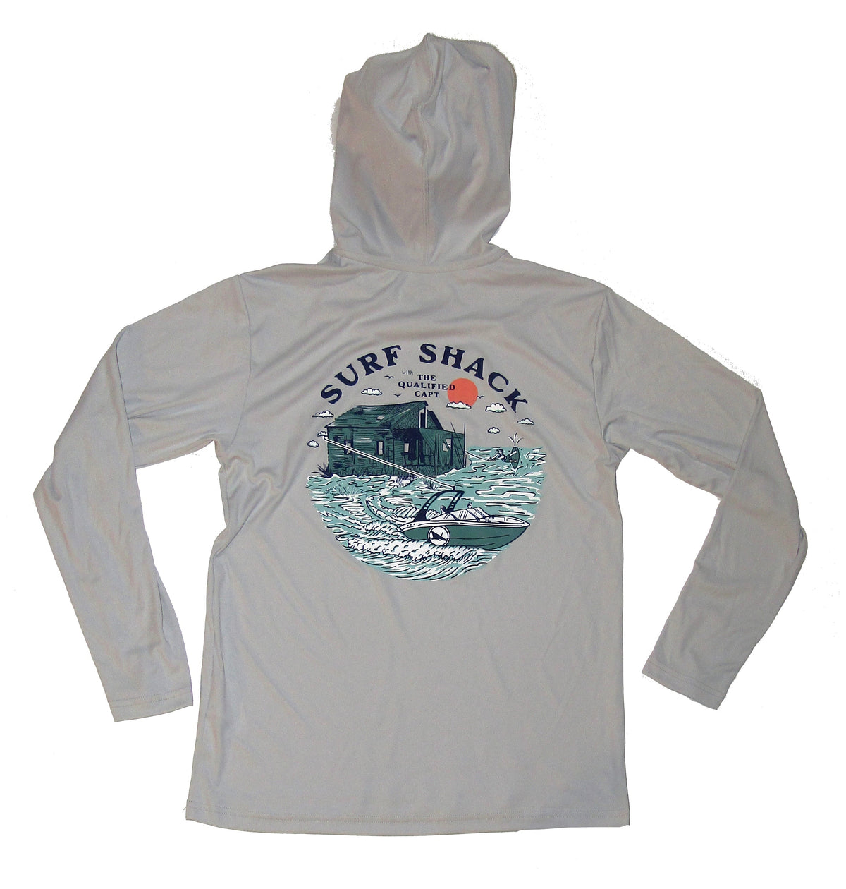 Surf Shack x TQC 26’ Perf Hoodie - Silver