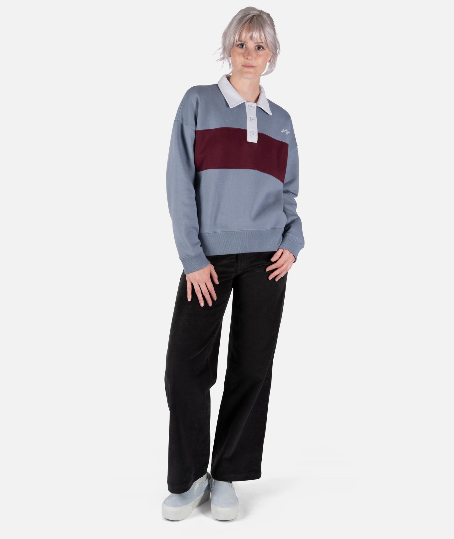 Jetty Leah Rugby Fleece - Blue