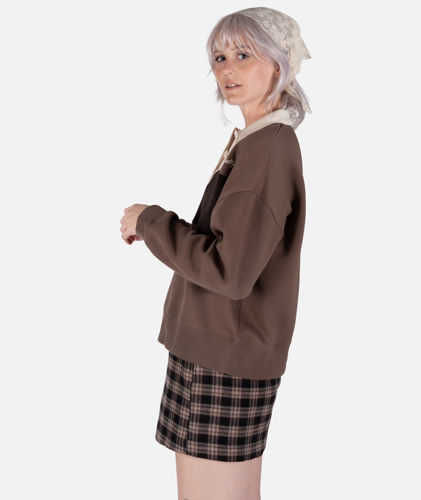 Jetty Leah Rugby Fleece - Brown