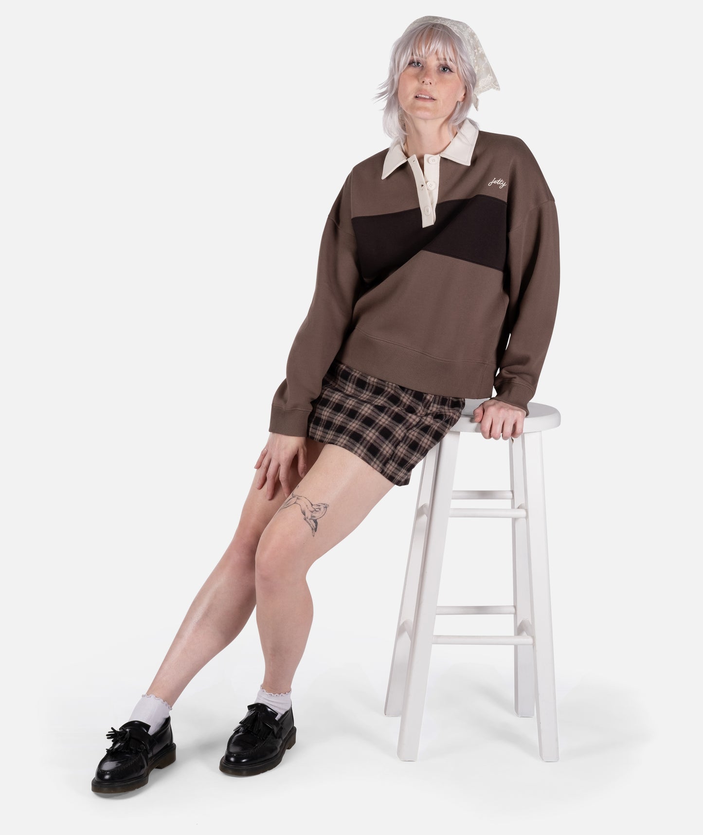 Jetty Leah Rugby Fleece - Brown