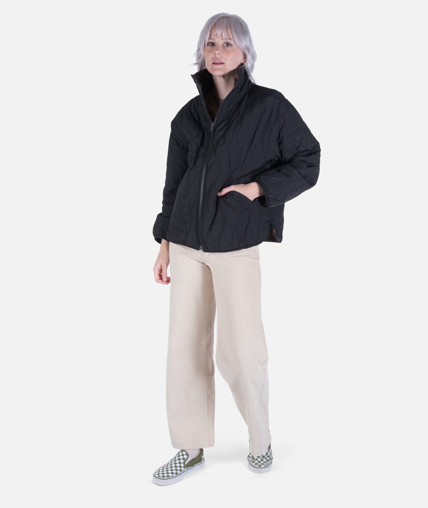 Rainier Reversible Puffer - Black