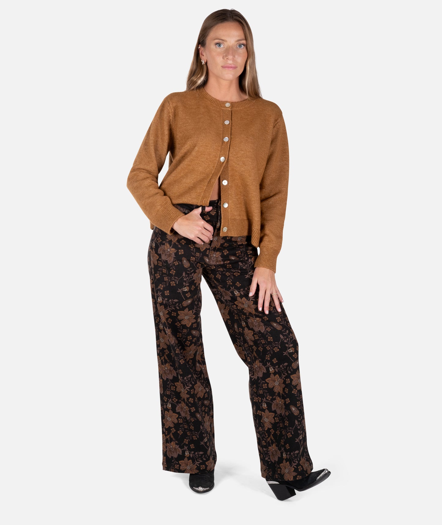 Solena Cardigan - Camel