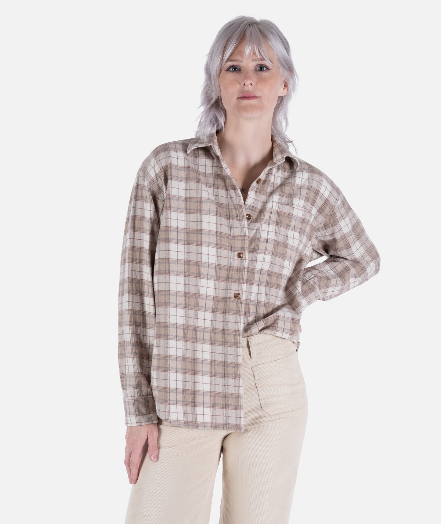 Jetty Wander Flannel - Ivory