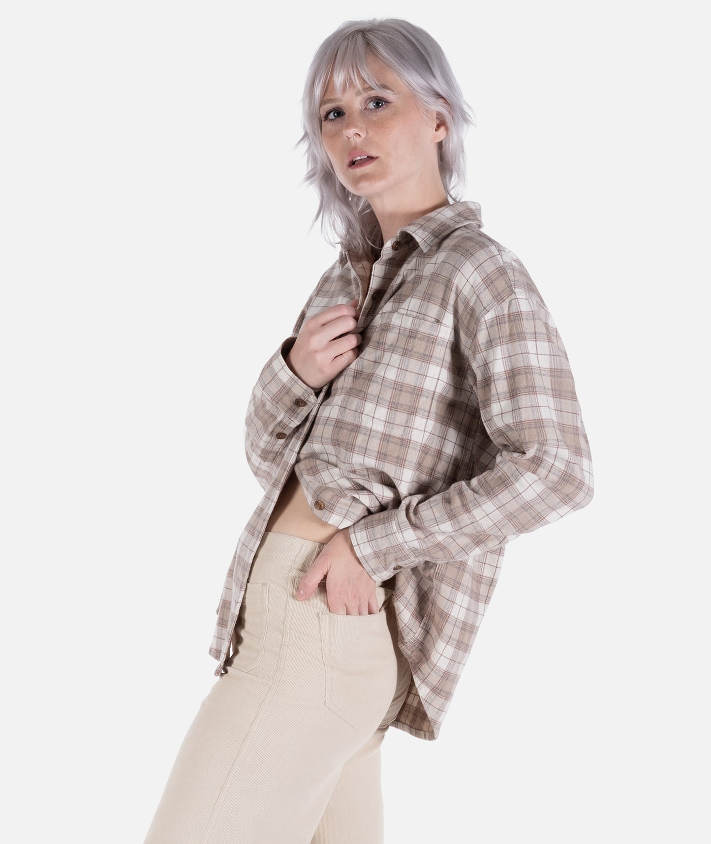 Jetty Wander Flannel - Ivory