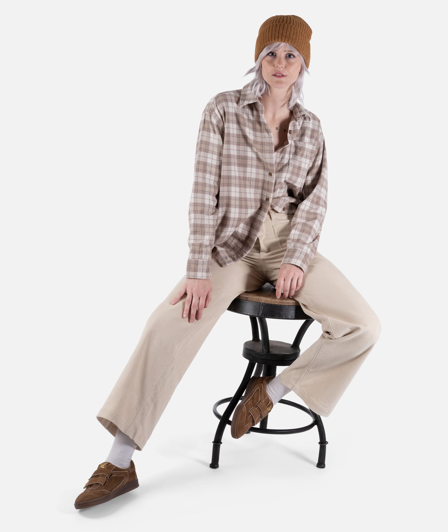 Jetty Wander Flannel - Ivory