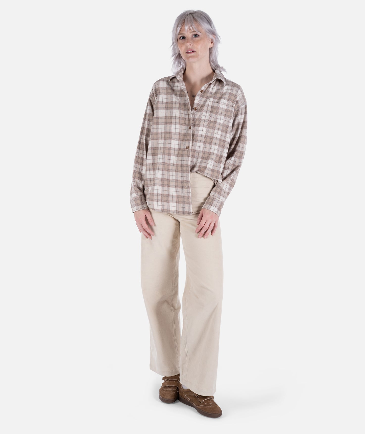 Jetty Wander Flannel - Ivory