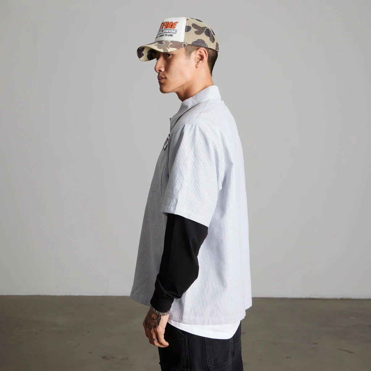 HUF x Spitfire Burn Forever Trucker - Camo