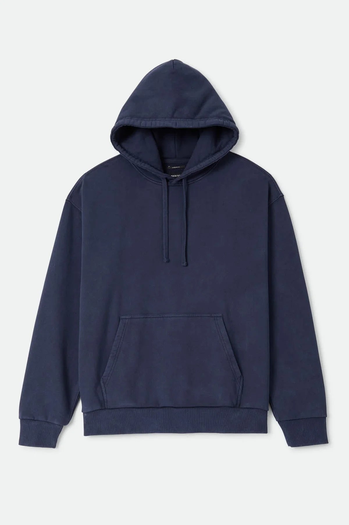 Brixton Baseline Hood Fleece - Washed Navy Vintage Wash