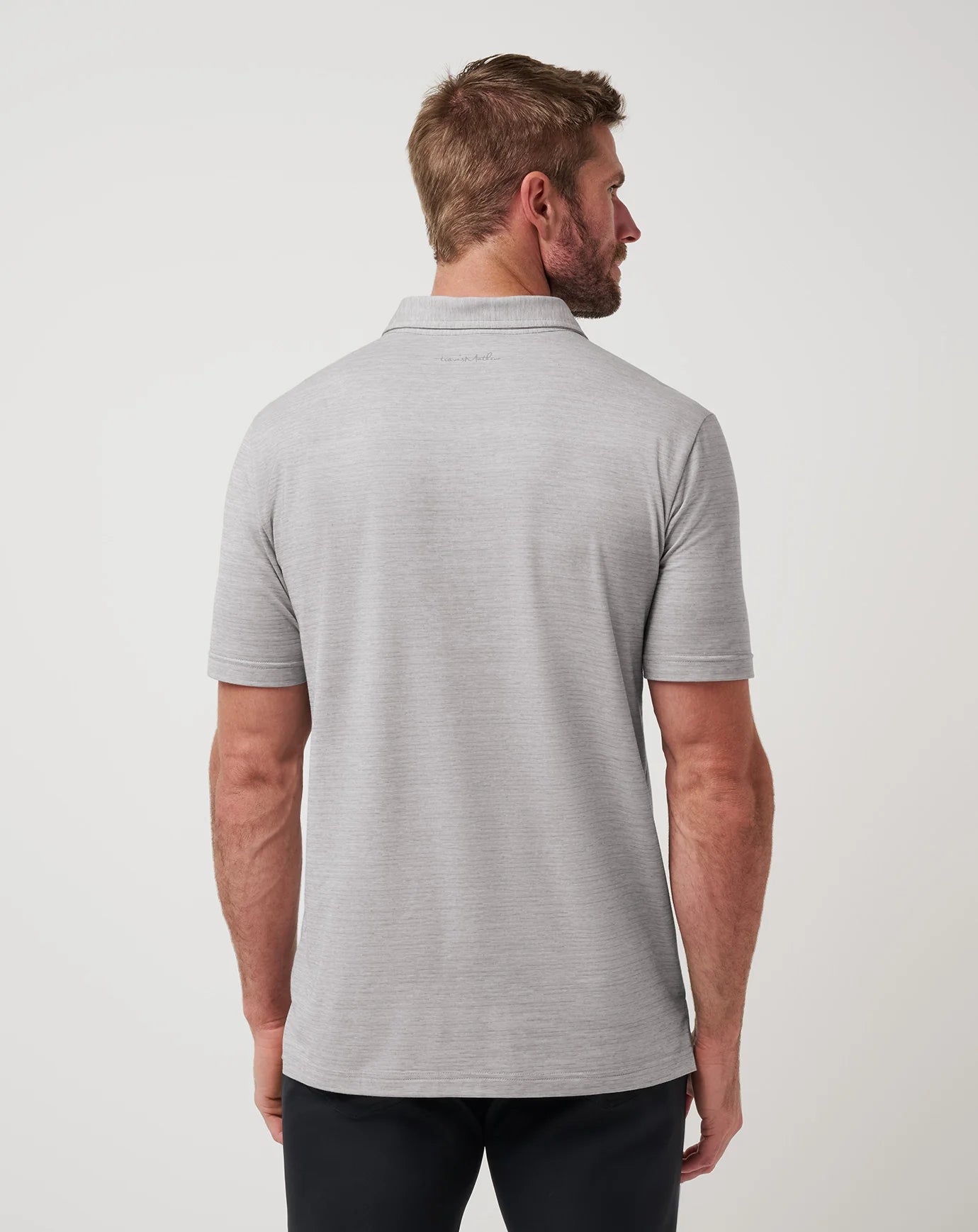 The Heater Polo - Heather Microchip