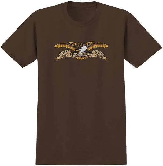 Antihero Basic Eagle S/S Tee - Brown