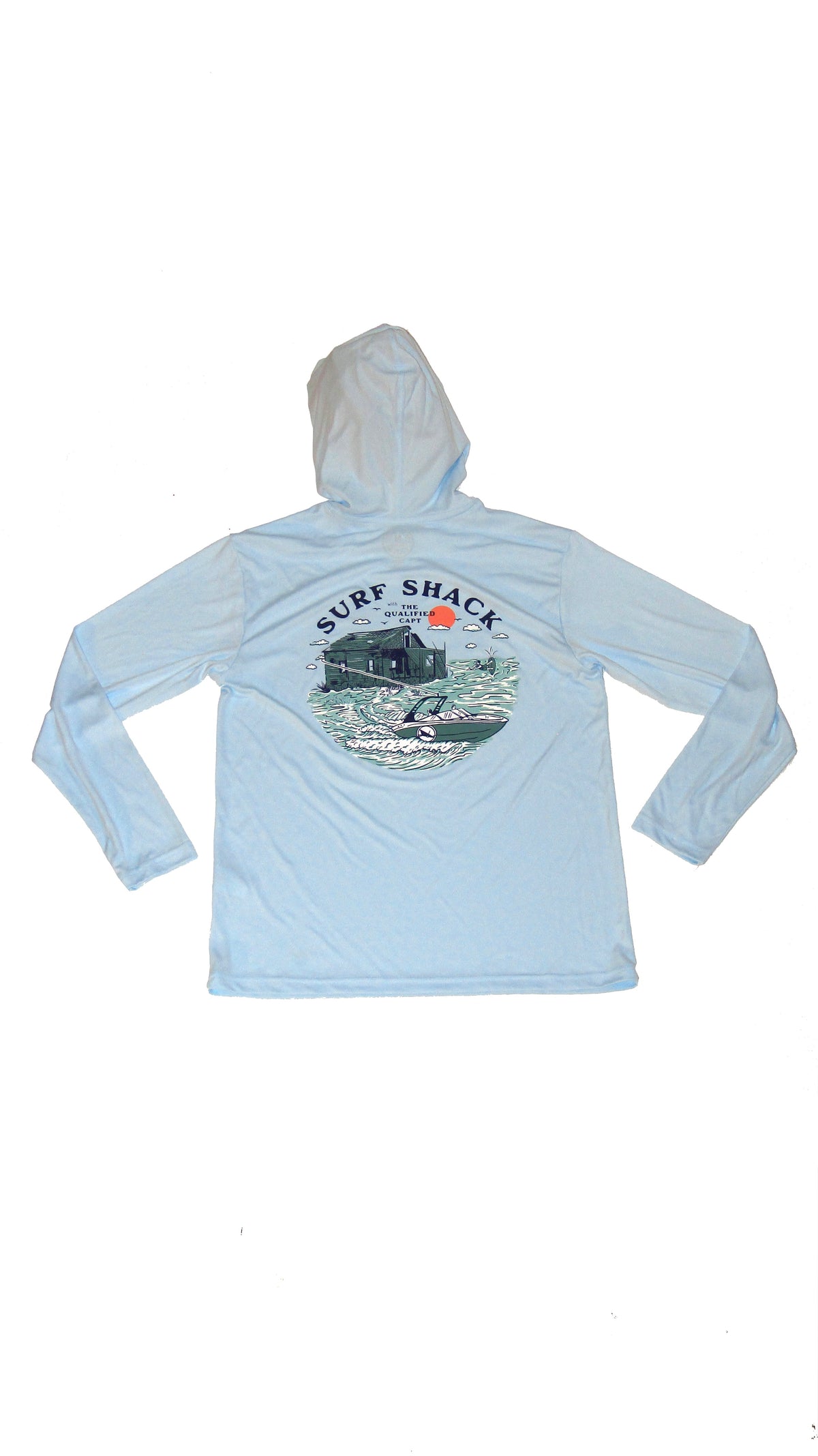 Surf Shack x TQC 26’ Perf Hoodie - Ice Blue