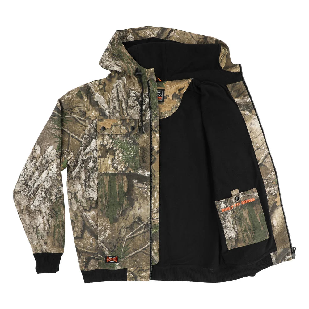 Independent BTG Hooded Canvas Work Jacket - Real Tree Camo