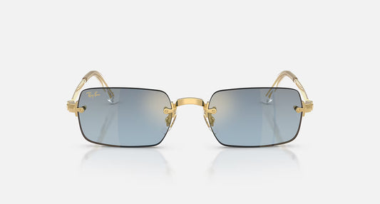 RB3928 by A$AP Rocky Polished Arista Gold w/ Blue Gradient Dark Grey Lens