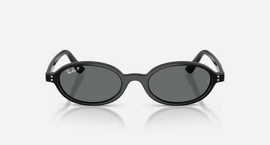 Khal Bio-Based RB4472 Polished Black Dark Grey Polarized Lens