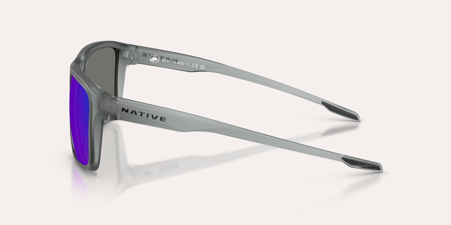 Tavern Matte Smoke Crystal w/ Blue Reflex Polarized
