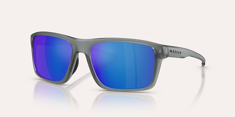 Tavern Matte Smoke Crystal w/ Blue Reflex Polarized