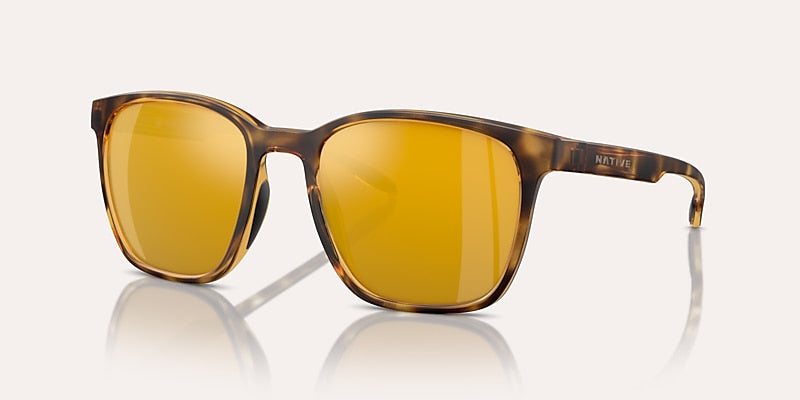 Targhee Square Matte Tortoise w/ Bronze Relfex Polarized