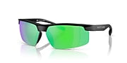 Ridge Runner Crest Matte Black w/ Green Reflex Polarized