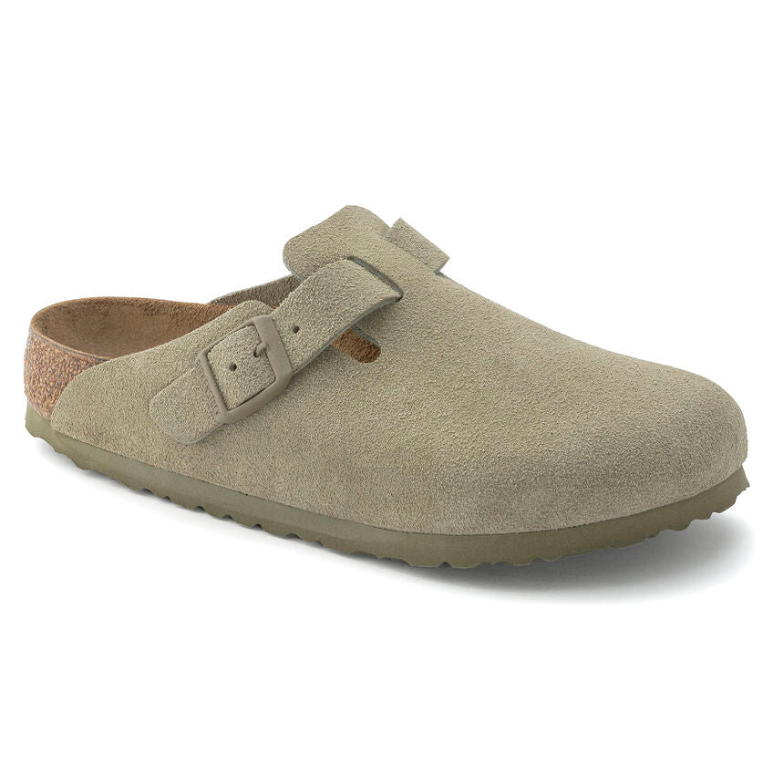 Boston Suede Leather - Faded Khaki