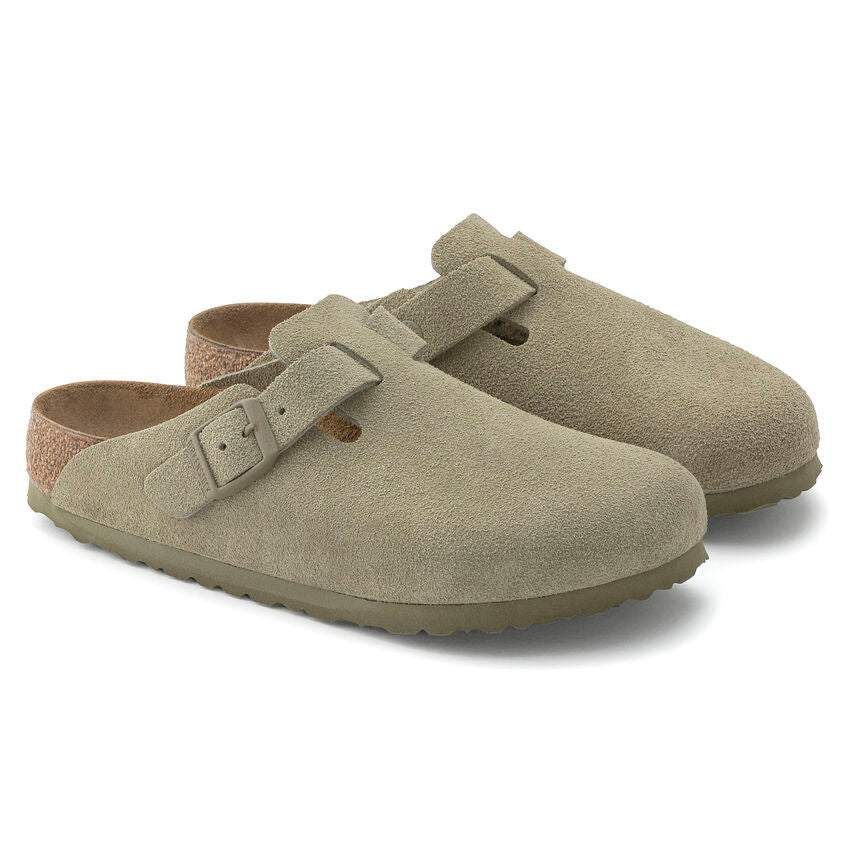 Boston Suede Leather - Faded Khaki